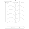 Mexen Lam-B Wall Slats 275 x 30 cm, 4 mm HDF Board, Technical Veneer, Sand Oak - S100-275307-3015-001