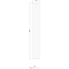 Mexen Strio 02 grooved wall slats 280 x 14.5 cm (2 pcs), blue - S120-280-02-309