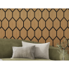 Mexen Lam-B Wall Slats 275 x 30 cm, 4 mm HDF Board, Technical Veneer, Sand Oak - S100-275307-3015-001
