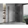 Mexen Mist-H L Duo Right-Hand Opening Shower Cabin 95 x 110 cm, Transparent, Brushed Gun Gray - 8A5L-095L-110P-66-00