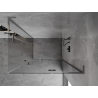 Mexen Mist-H L Duo Right-Hinged Shower Cabin 80 x 120 cm, Transparent, Brushed Gun Gray - 8A5L-080L-120P-66-00