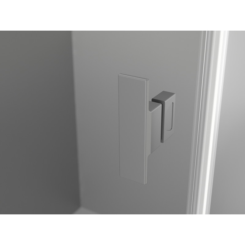 Mexen Mist-H L Duo Pivot Shower Cabin 80 x 80 cm, Transparent, Gun Metal - 8A5L-080L-080P-95-00