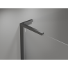 Mexen Mist-H L Duo Pivot Shower Cabin 80 x 80 cm, Transparent, Gun Metal - 8A5L-080L-080P-95-00