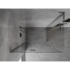 Mexen Mist-H L Duo shower cabin hinged left 105 x 85 cm, transparent, gun metal - 8A5L-105L-085P-95-00
