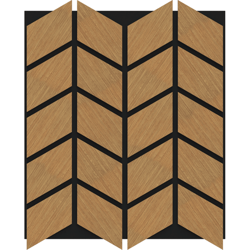 Mexen Lam-B Wall Slats 275 x 30 cm, 4 mm HDF Board, Technical Veneer, Sand Oak - S100-275307-3015-001