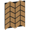 Mexen Form 03 acoustic wall panel 71.5 x 58 cm (4 units), 9 mm felt, technical veneer, Oak Classic - S111-71587-03-041