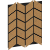 Mexen Lam-B Wall Slats 275 x 30 cm, 4 mm HDF Board, Technical Veneer, Sand Oak - S100-275307-3015-001