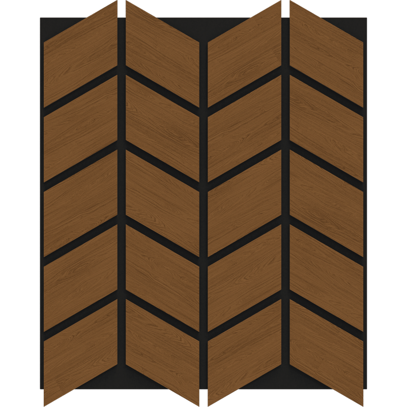 Mexen Lam-B Wall Slats 275 x 30 cm, 4 mm HDF Board, Technical Veneer, Sand Oak - S100-275307-3015-001