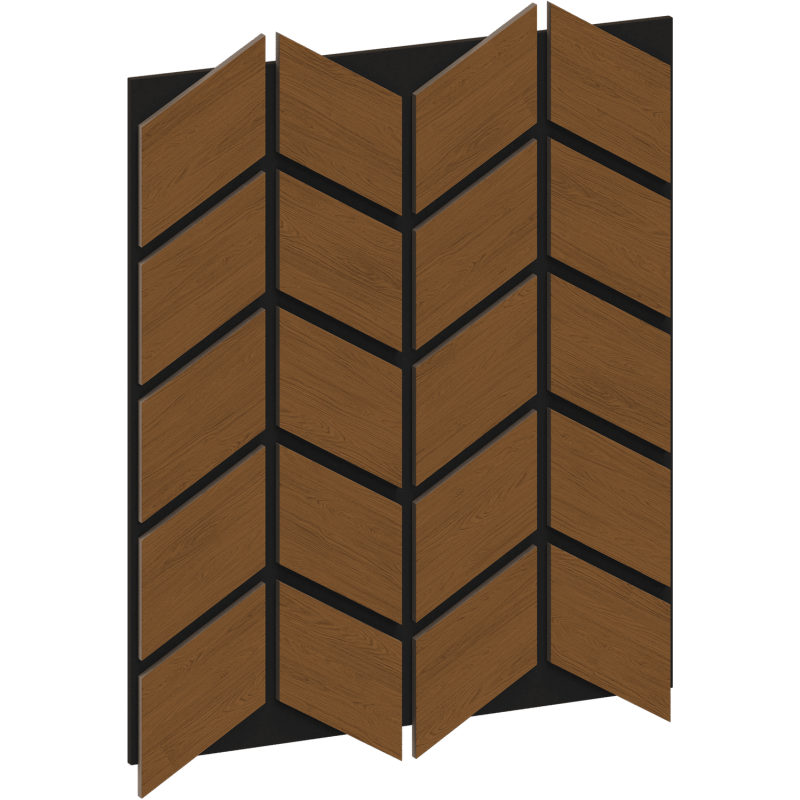 Mexen Lam-B Wall Slats 275 x 30 cm, 4 mm HDF Board, Technical Veneer, Sand Oak - S100-275307-3015-001