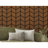 Mexen Form 03 acoustic wall panel 71.5 x 58 cm (4 pcs), 9 mm felt, technical veneer, Natural Oak - S111-71587-03-042