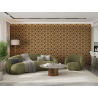 Mexen Form 02 acoustic wall panel 81 x 66 cm (4 pcs), 9 mm felt, technical veneer, Classic Oak - S111-81667-02-041