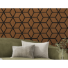 Mexen Lam-B Wall Slats 275 x 30 cm, 4 mm HDF Board, Technical Veneer, Sand Oak - S100-275307-3015-001