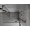 Mexen Mist-H L Duo Shower Enclosure Hinged Right 85 x 100 cm, Transparent, Gun Metal - 8A5L-085L-100P-95-00