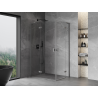 Mexen Mist-H L Duo Left-Hinged Shower Cabin 110 x 100 cm, Transparent, Gun Metal - 8A5L-110L-100P-95-00