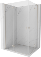 Mexen Mist-H L Duo swing shower cabin left 100 x 70 cm, transparent, brushed nickel - 8A5L-100L-070P-97-00