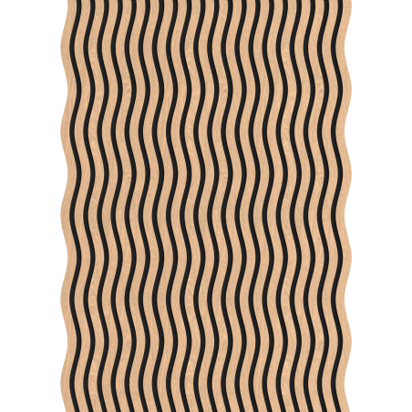 Mexen Lam-SF 01 acoustic wall slats 280 x 30 cm, 9 mm felt, technical veneer, Bleached Oak - S106-280-01-040