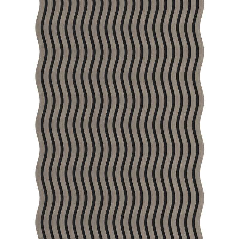 Mexen Lam-SF 01 Acoustic Wall Slats 280 x 30 cm, Felt 9 mm, Technical Veneer, Gray Oak - S106-280-01-043