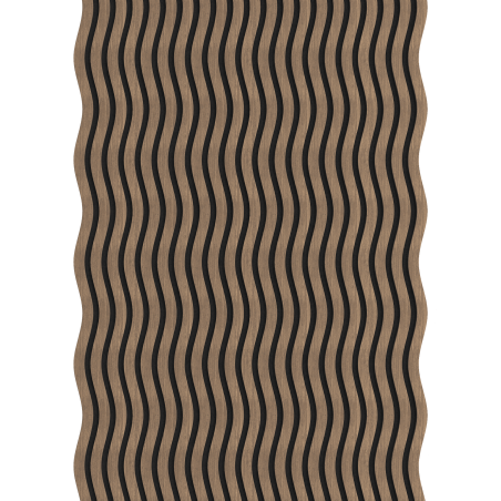 Mexen Lam-SF 01 acoustic wall slats 280 x 30 cm, 9 mm felt, technical veneer, Dark Walnut - S106-280-01-044