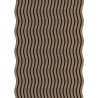Mexen Lam-SF 01 acoustic wall slats 280 x 30 cm, 9 mm felt, technical veneer, Dark Walnut - S106-280-01-044
