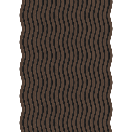 Mexen Lam-SF 01 acoustic wall slats 280 x 30 cm, 9 mm felt, technical veneer, Mocca Oak - S106-280-01-045