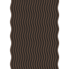 Mexen Lam-SF 01 acoustic wall slats 280 x 30 cm, 9 mm felt, technical veneer, Mocca Oak - S106-280-01-045