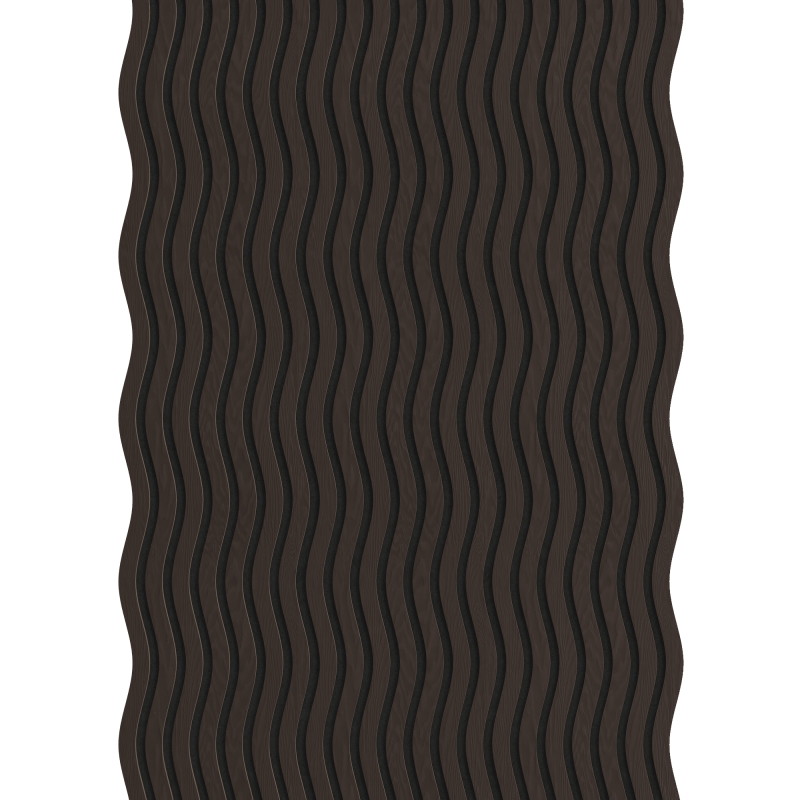 Mexen Lam-SF 01 acoustic wall slats 280 x 30 cm, 9 mm felt, technical veneer, Black Oak - S106-280-01-046