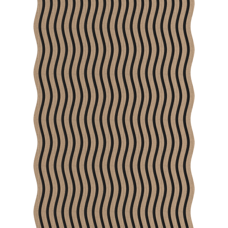 Mexen Lam-SF 01 acoustic wall slats 280 x 30 cm, felt 9 mm, technical veneer, Light Walnut - S106-280-01-047