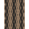 Mexen Lam-SF 01 Lam-SF 26 Acoustic Wall Slats 280 x 30 cm, 9 mm Felt, Technical Veneer, Dark Walnut - S106-280-26-044