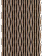 Mexen Lam-SF 01 Lam-SF 26 Acoustic Wall Slats 280 x 30 cm, 9 mm Felt, Technical Veneer, Dark Walnut - S106-280-26-044