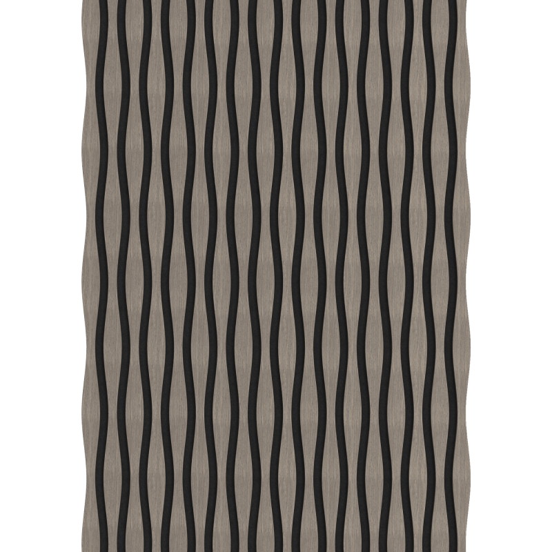 Mexen Lam-SF 01 Lam-SF 26 Acoustic Wall Slats 280 x 30 cm, 9 mm Felt, Technical Veneer, Gray Oak - S106-280-26-043