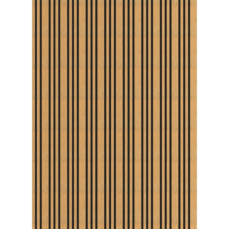 Mexen Lam-F Slim 01 acoustic wall slats 280 x 36.5 cm, 9 mm felt, technical veneer, Oak Classic - S107-280-01-041