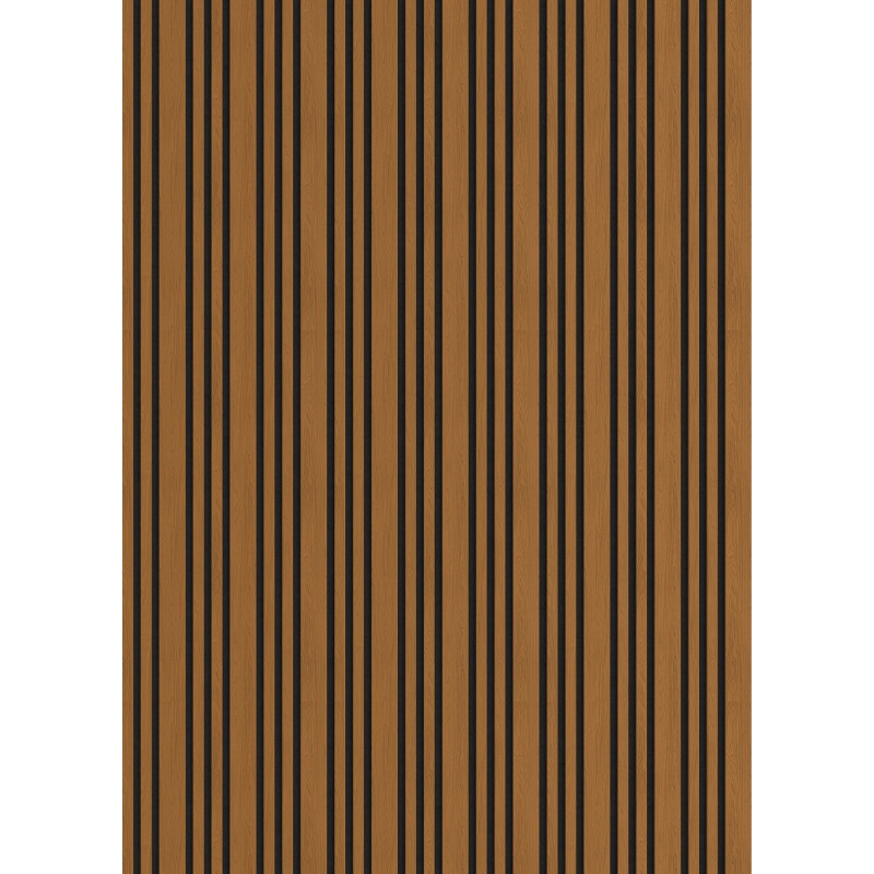 Mexen Lam-F Slim 01 acoustic wall slats 280 x 36.5 cm, felt 9 mm, technical veneer, Natural Oak - S107-280-01-042