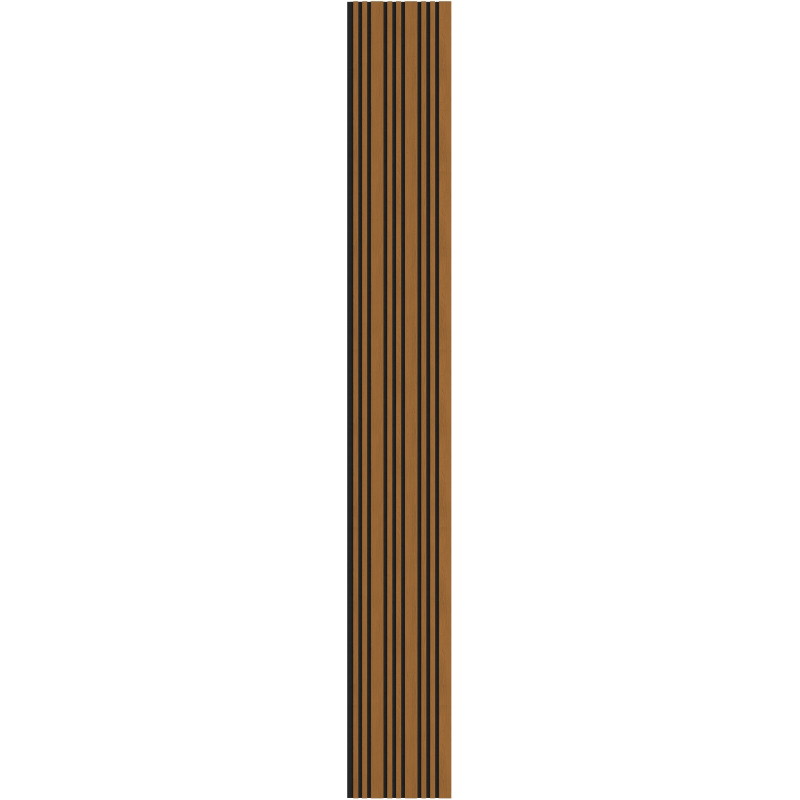 Mexen Lam-F Slim 01 acoustic wall slats 280 x 36.5 cm, felt 9 mm, technical veneer, Natural Oak - S107-280-01-042