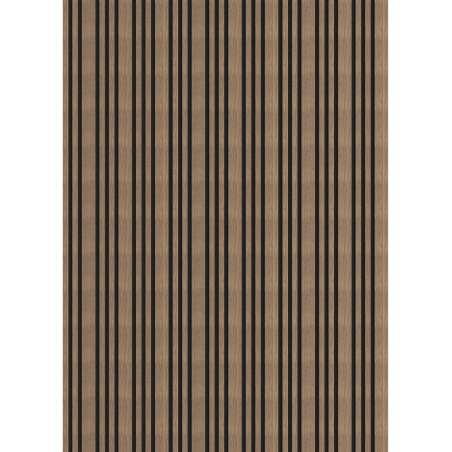 Mexen Lam-F Slim 01 acoustic wall slats 280 x 36.5 cm, felt 9 mm, technical veneer, Dark Walnut - S107-280-01-044