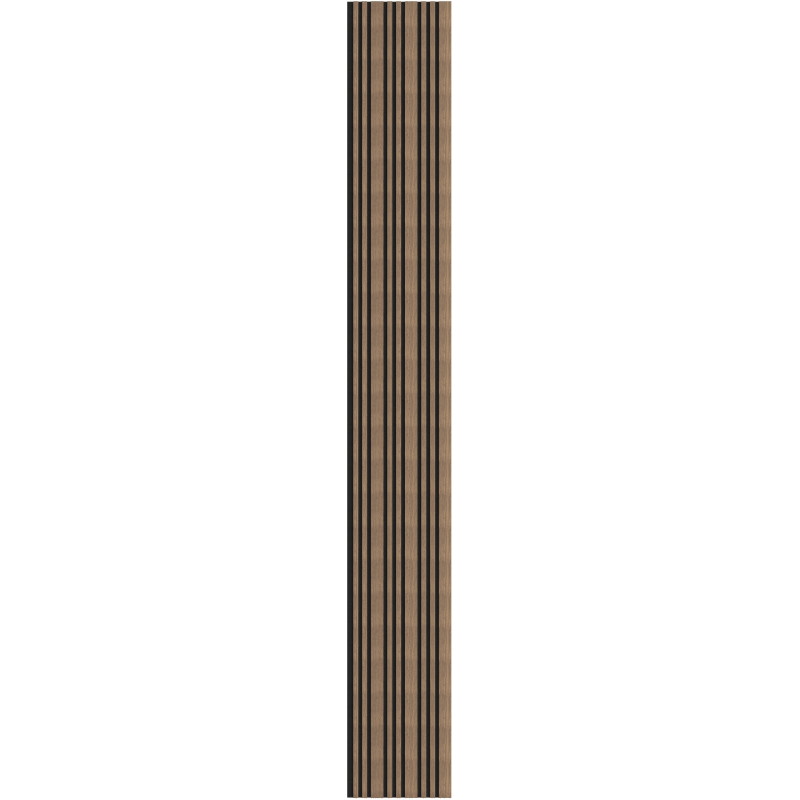 Mexen Lam-F Slim 01 acoustic wall slats 280 x 36.5 cm, felt 9 mm, technical veneer, Dark Walnut - S107-280-01-044