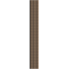 Mexen Lam-F Slim 01 acoustic wall slats 280 x 36.5 cm, felt 9 mm, technical veneer, Dark Walnut - S107-280-01-044