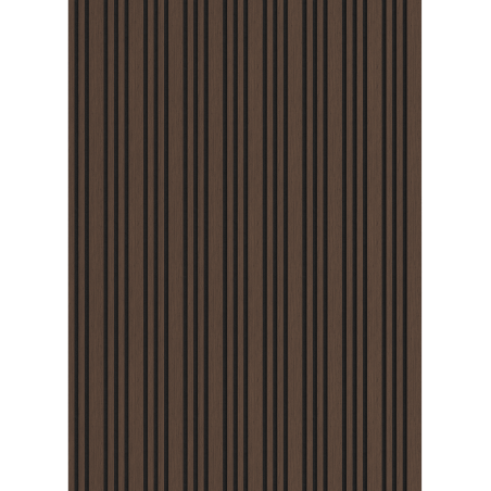 Mexen Lam-F Slim 01 acoustic wall slats 280 x 36.5 cm, 9 mm felt, technical veneer, Mocca Oak - S107-280-01-045