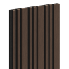 Mexen Lam-F Slim 01 acoustic wall slats 280 x 36.5 cm, 9 mm felt, technical veneer, Mocca Oak - S107-280-01-045