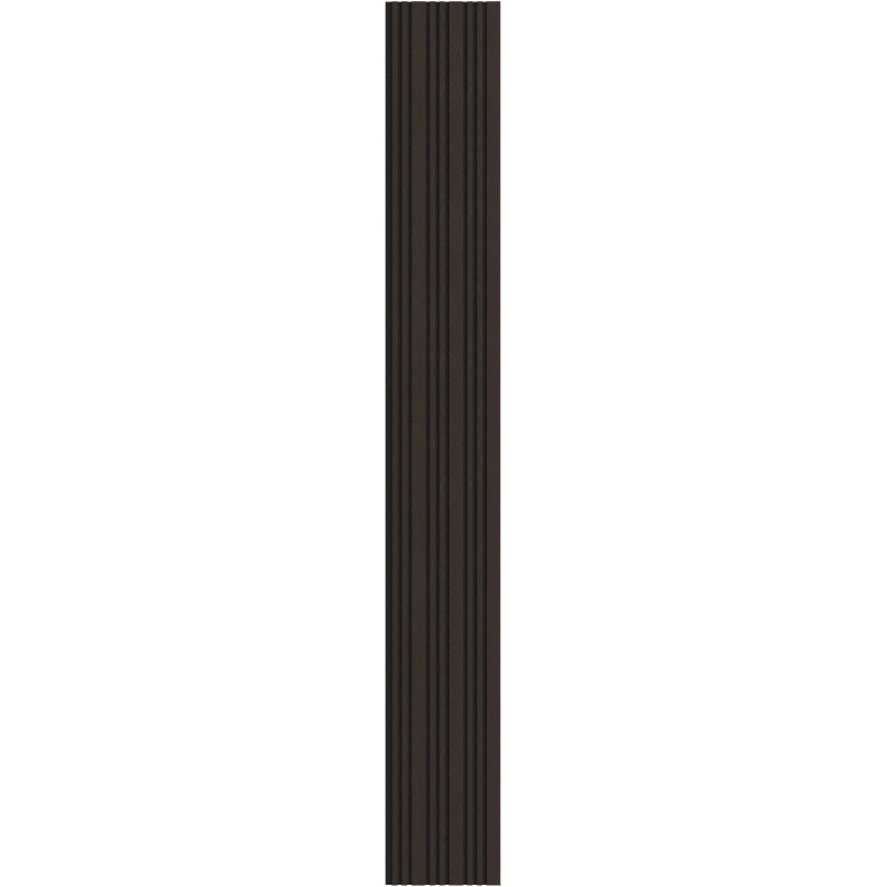 Mexen Lam-F Slim 01 acoustic wall slats 280 x 36.5 cm, 9 mm felt, technical veneer, Black Oak - S107-280-01-046