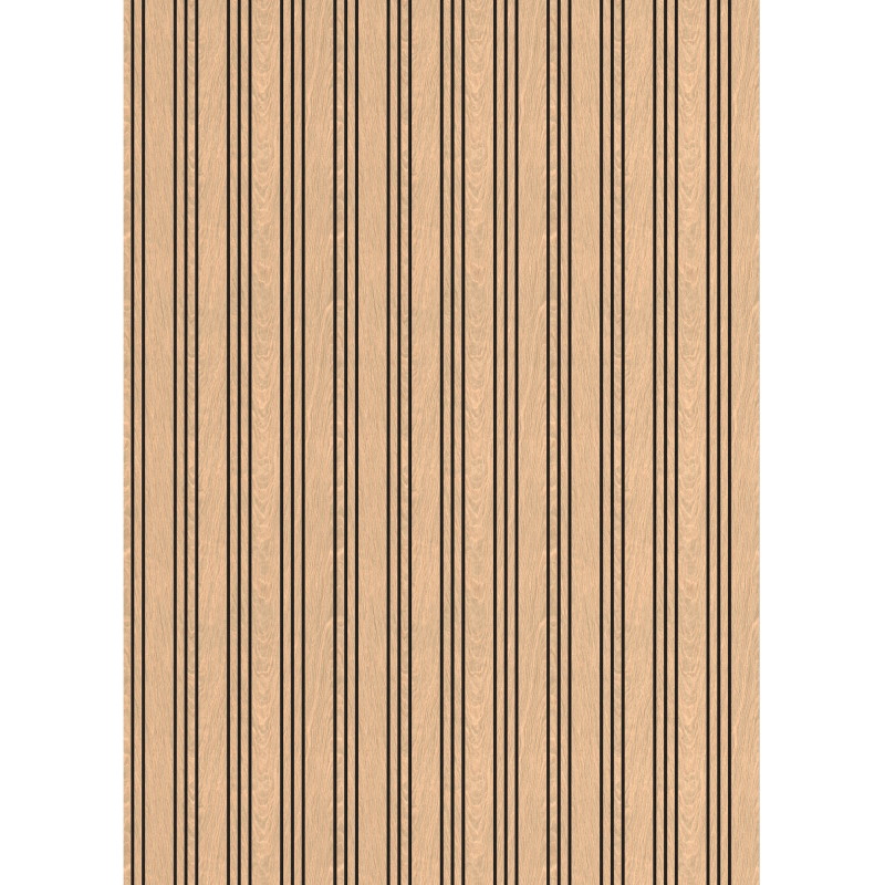 Mexen Lam-F Nano 01 acoustic wall slats 280 x 32.4 cm, 9 mm felt, technical veneer, Bleached Oak - S108-280-01-040