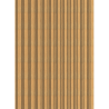 Mexen Lam-F Nano 01 Acoustic wall panels 280 x 32.4 cm, 9 mm felt, technical veneer, Classic Oak - S108-280-01-041