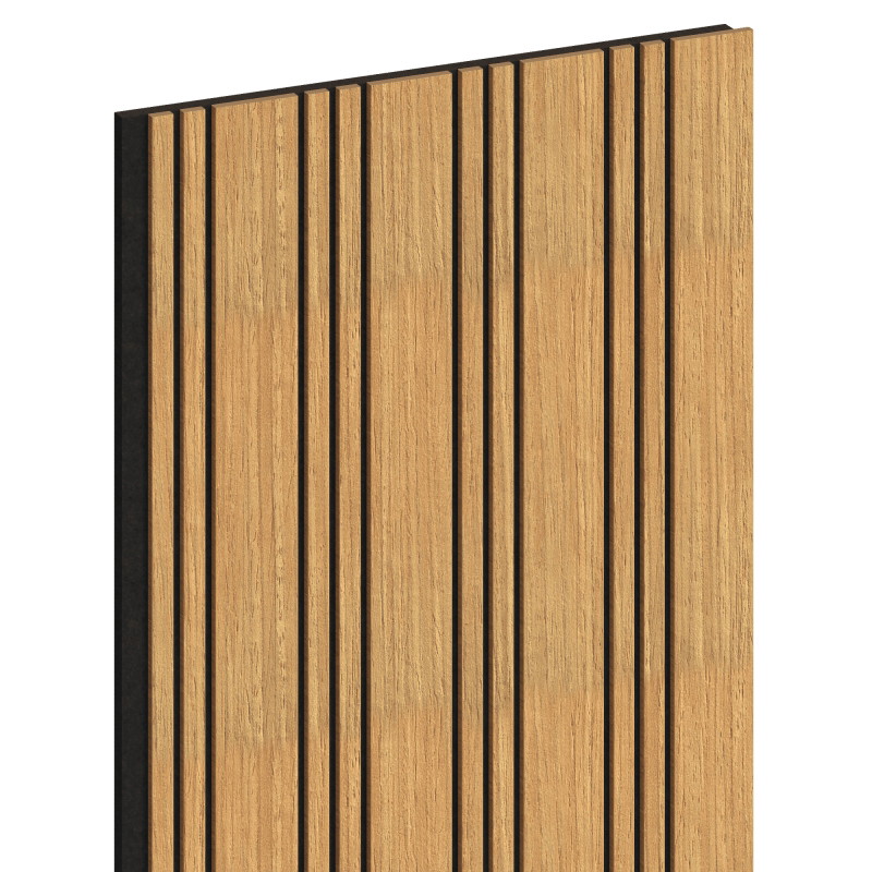 Mexen Lam-F Nano 01 Acoustic wall panels 280 x 32.4 cm, 9 mm felt, technical veneer, Classic Oak - S108-280-01-041