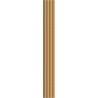 Mexen Lam-F Nano 01 Acoustic wall panels 280 x 32.4 cm, 9 mm felt, technical veneer, Classic Oak - S108-280-01-041