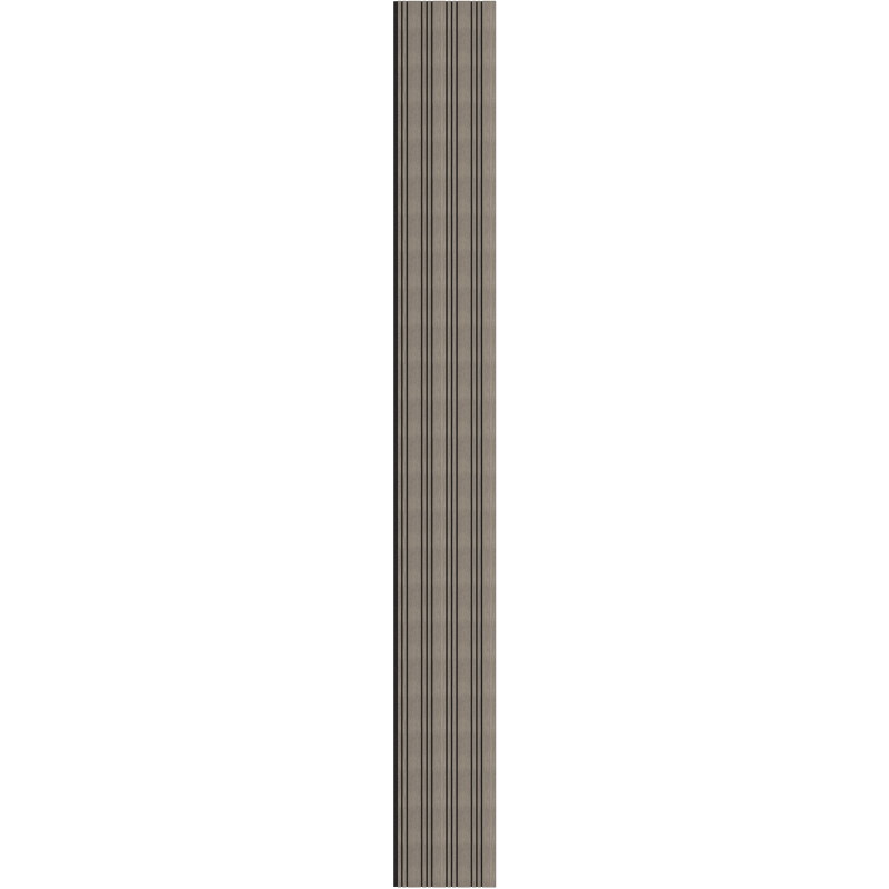 Mexen Lam-F Nano 01 acoustic wall slats 280 x 32.4 cm, 9 mm felt, technical veneer, Gray Oak - S108-280-01-043