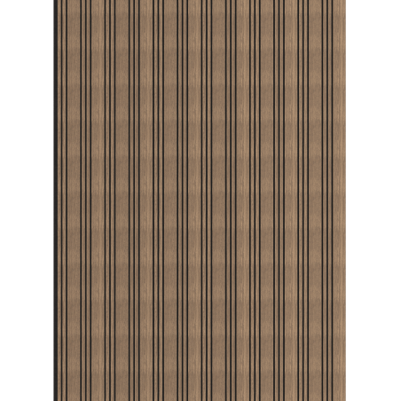Mexen Lam-F Nano 01 acoustic wall slats 280 x 32.4 cm, 9 mm felt, technical veneer, Dark Walnut - S108-280-01-044