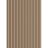 Mexen Lam-F Nano 01 Acoustic Wall Slats 280 x 32.4 cm, 9 mm Felt, Technical Veneer, Light Walnut - S108-280-01-047