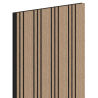 Mexen Lam-F Nano 01 Acoustic Wall Slats 280 x 32.4 cm, 9 mm Felt, Technical Veneer, Light Walnut - S108-280-01-047