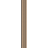 Mexen Lam-F Nano 01 Acoustic Wall Slats 280 x 32.4 cm, 9 mm Felt, Technical Veneer, Light Walnut - S108-280-01-047