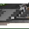 Mexen Andres 1.5-compartment granite sink with a drip tray and kitchen mixer tap Telma, Grey - 6515-71-670200-70-B