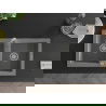 Mexen Mario 2-compartment granite sink with a kitchen mixer tap Duero, Grey - 6504-71-671600-71